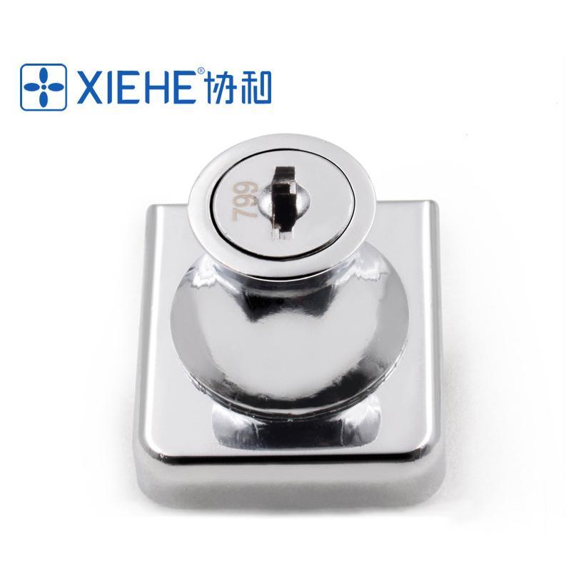 Window glass door lock display counter lock office furniture drawer lock glass display cabinet lock zinc alloy cabinet lock