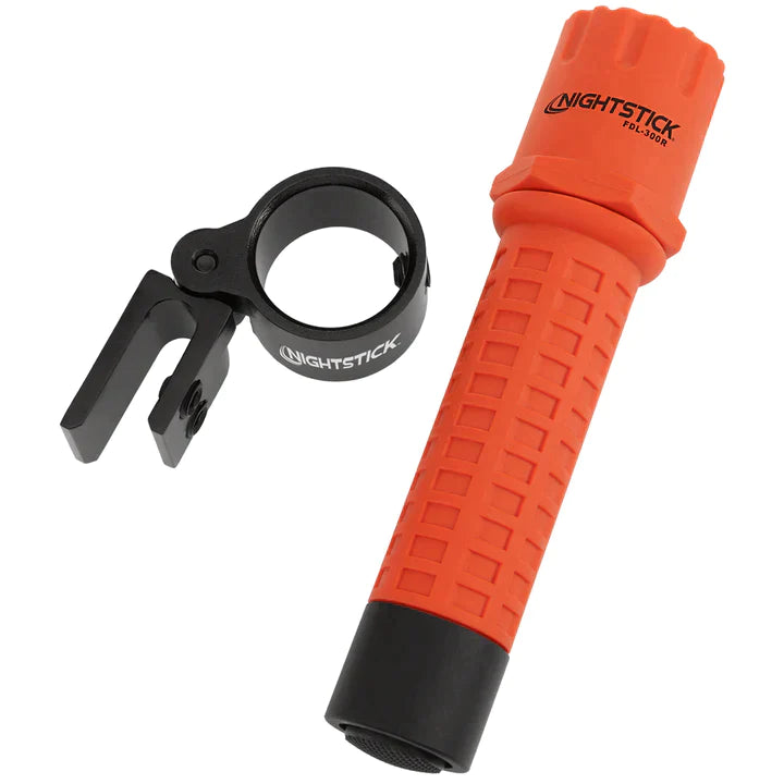 Nightstick - Polymer Tactical Fire Light w/Multi-Angle Mount - 2 CR123 - Red