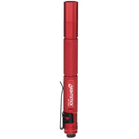 Nightstick - Metal Mini-TAC Flashlight - 2 AAA - Red