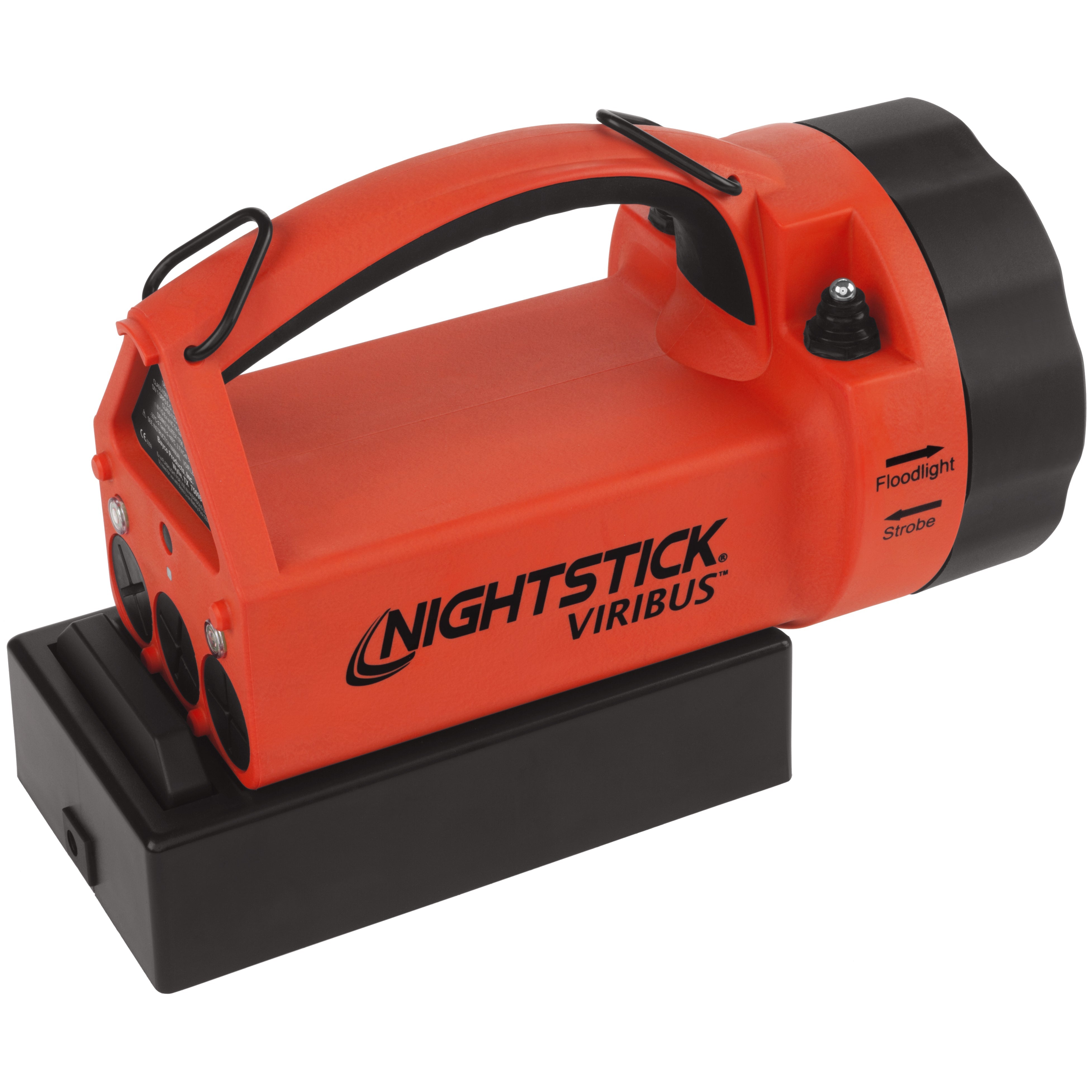 Nightstick - VIRIBUS? 80 Intrinsically Safe Dual-Light Lantern - Li-Ion - Red - UL913 / ATEX