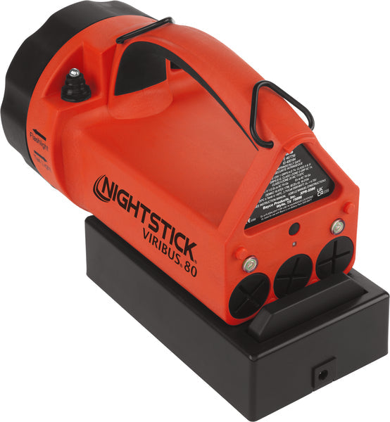 Nightstick - VIRIBUS? 80 Intrinsically Safe Dual-Light Lantern - Li-Ion - Red - UL913 / ATEX