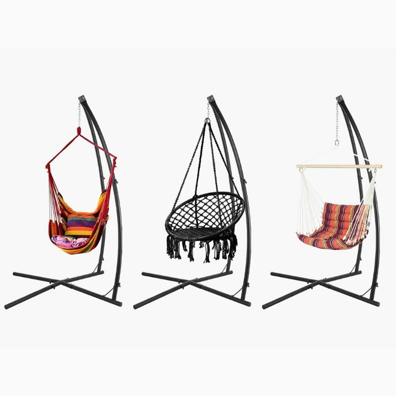 Heavy Duty Hammock Chair Swing C Stand