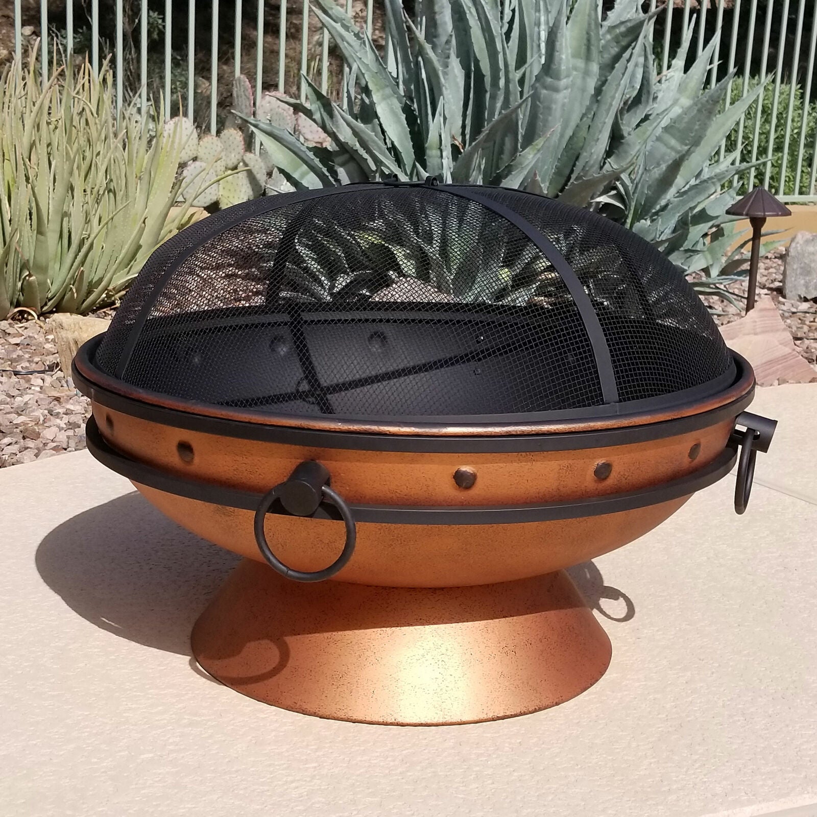 Large Compact Tabletop Fire Pit Bowl