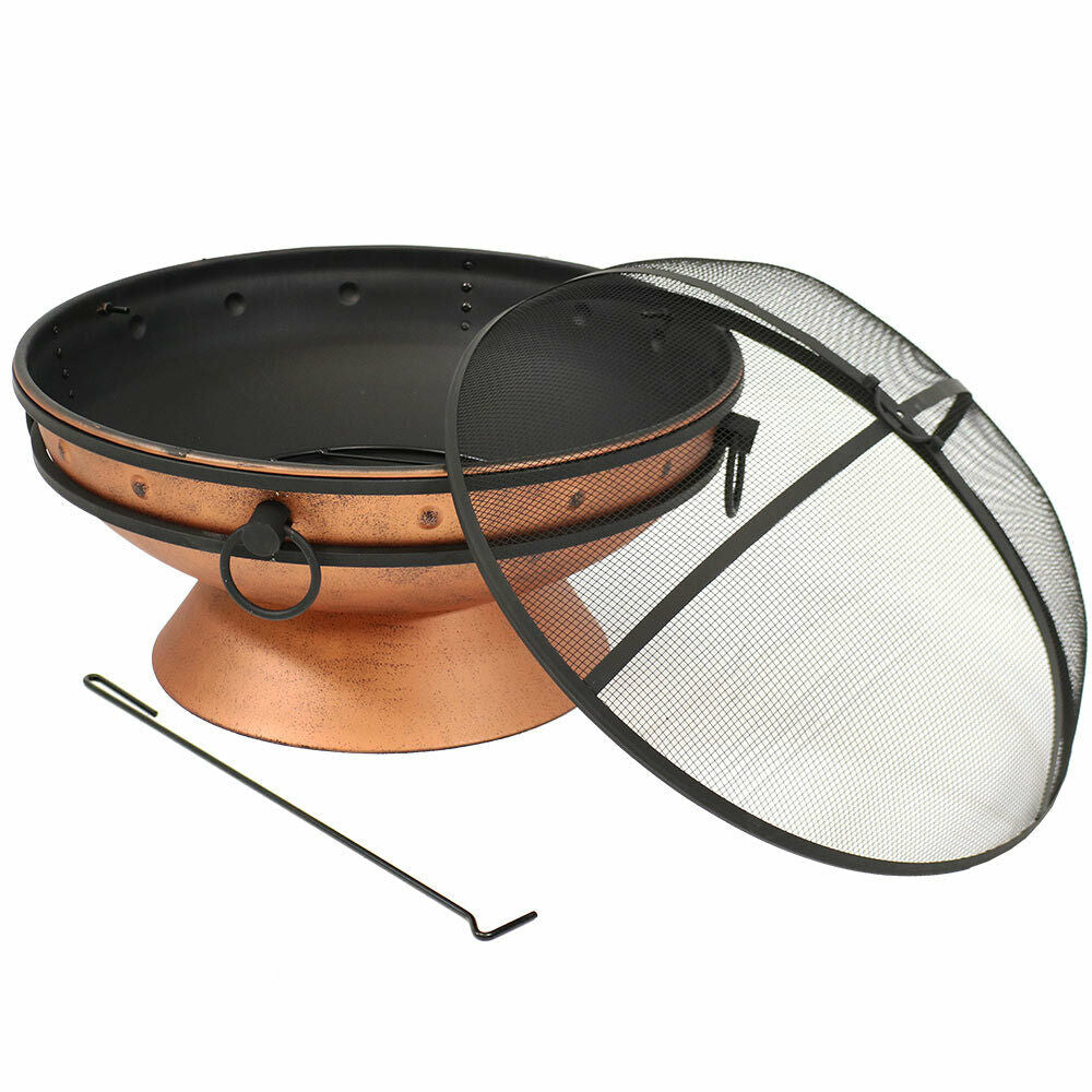 Large Compact Tabletop Fire Pit Bowl