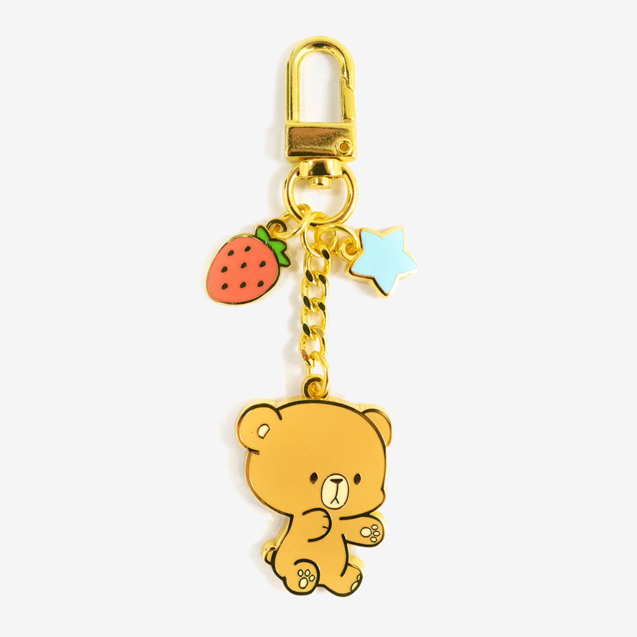 Enamel Keychain - Mocha