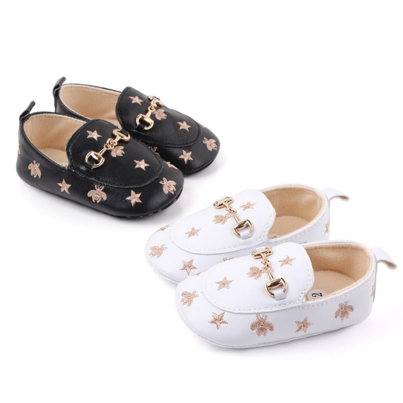 Baby Girl Infant Cute Fashion Pentagram Pattern Peas Shoes
