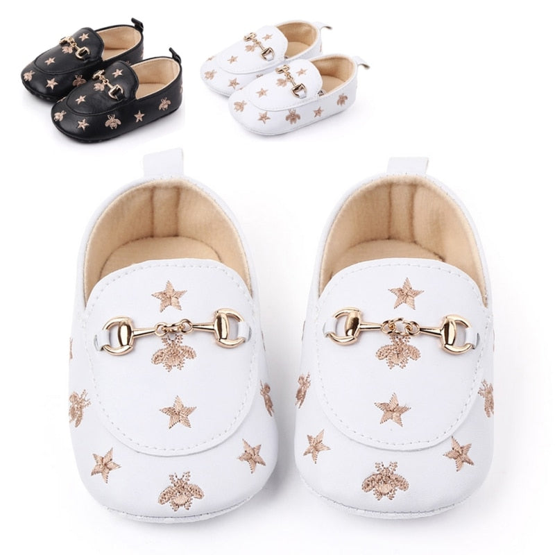 Baby Girl Infant Cute Fashion Pentagram Pattern Peas Shoes