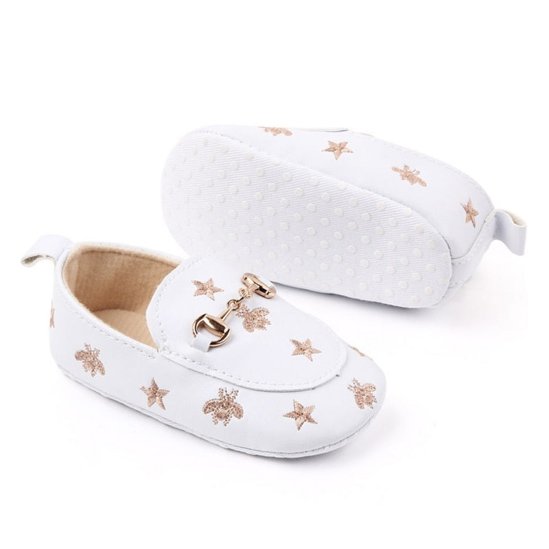 Baby Girl Infant Cute Fashion Pentagram Pattern Peas Shoes