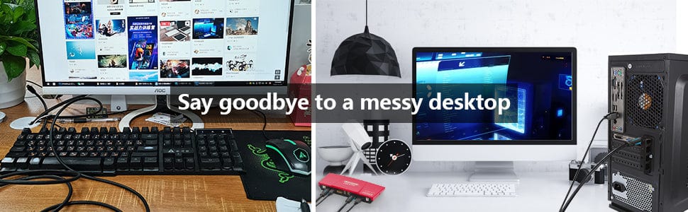 Say goodbye to a messy desktop