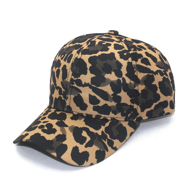 Leopard Print Zebra Print Baseball Animal Print Sun Hat Adjustable Cap