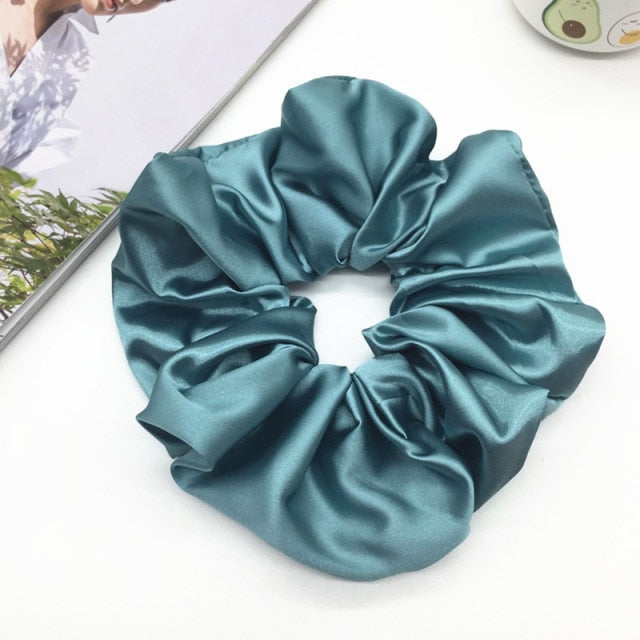 Oversized Scrunchies Big Rubber Hair Ties Elastic Hair Bands