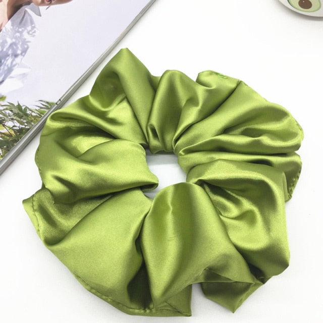 Oversized Scrunchies Big Rubber Hair Ties Elastic Hair Bands