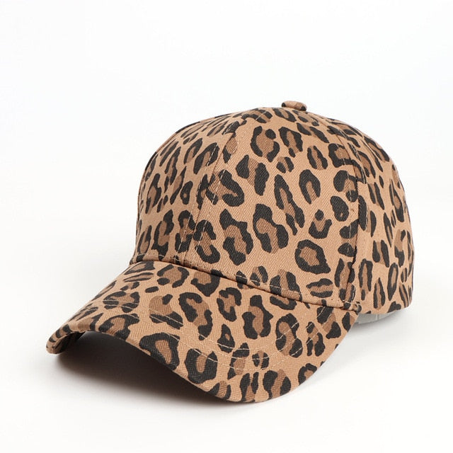 Leopard Print Zebra Print Baseball Animal Print Sun Hat Adjustable Cap