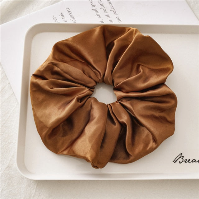 Oversized Scrunchies Big Rubber Hair Ties Elastic Hair Bands