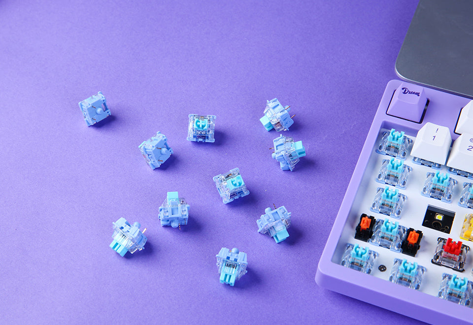 DAREU A87L DREAM Type-C Wired 87-Key Backlit Mechanical Gaming Keyboard ft. DAREU Aqua Switches