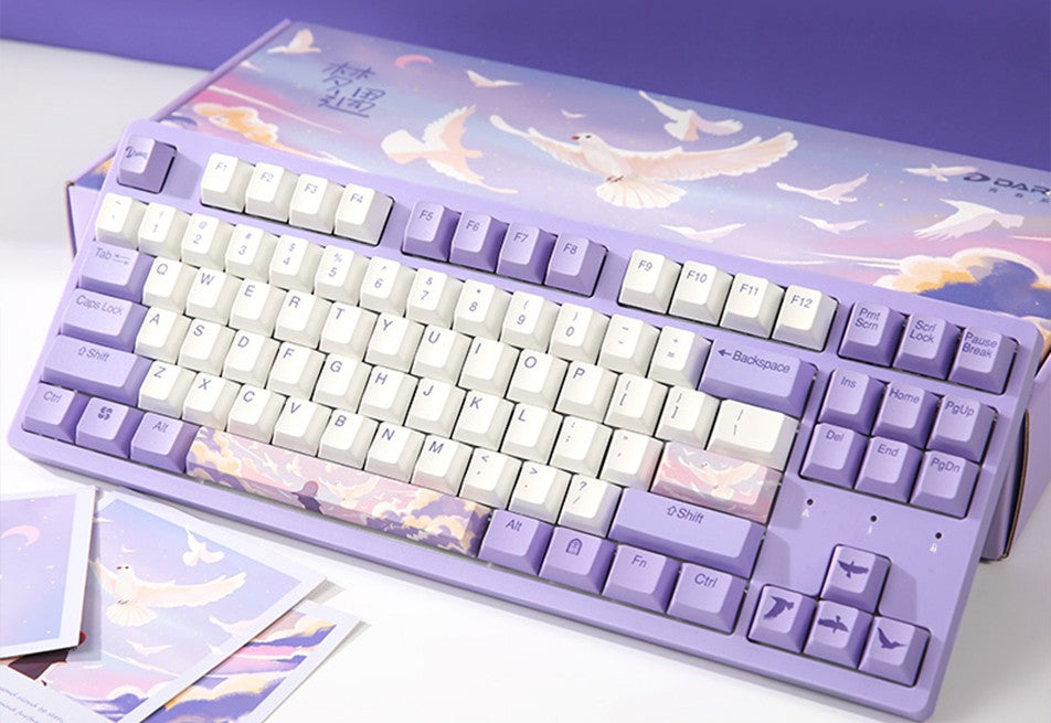 DAREU A87L DREAM Type-C Wired 87-Key Backlit Mechanical Gaming Keyboard ft. DAREU Aqua Switches