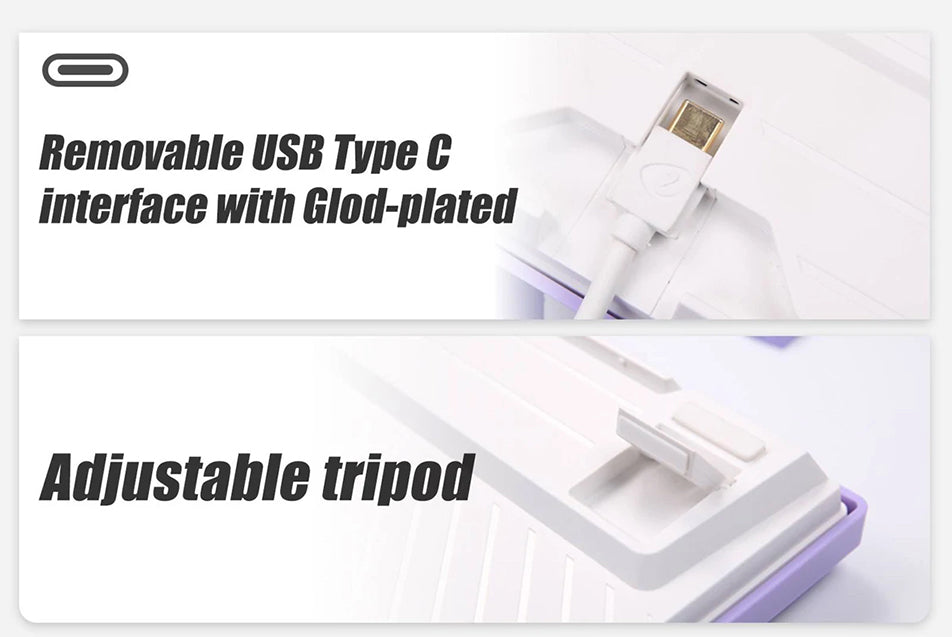 DAREU A87L DREAM Type-C Wired 87-Key Backlit Mechanical Gaming Keyboard ft. DAREU Aqua Switches