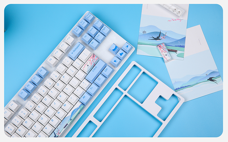 DAREU A87 SWALLOW Cherry MX Switch Type-C Wired 87-Key Backlit Mechanical Gaming Keyboard