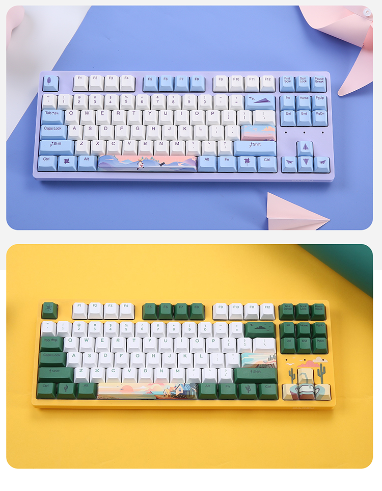 DAREU A87 SWALLOW Cherry MX Switch Type-C Wired 87-Key Backlit Mechanical Gaming Keyboard