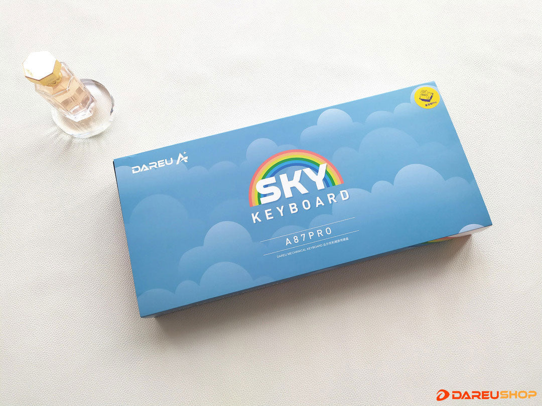 With The Latest Violet Gold PRO Switches, DAREU Wireless Tri-Mode Mechanical Gaming Keyboard A87 PRO Gives You A New Feeling Of Typing