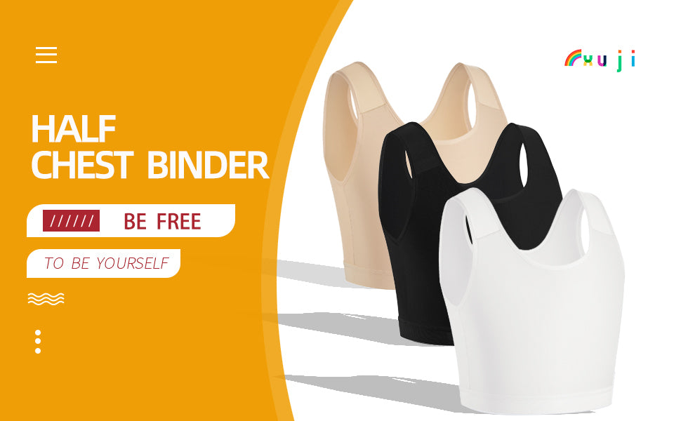 Breathable Half Chest Binder for Transgender FTM Pullover Binder