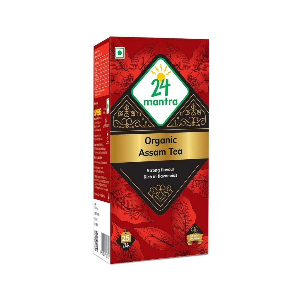 24 Mantra Organic Assam Tea Strong Flavour 100g