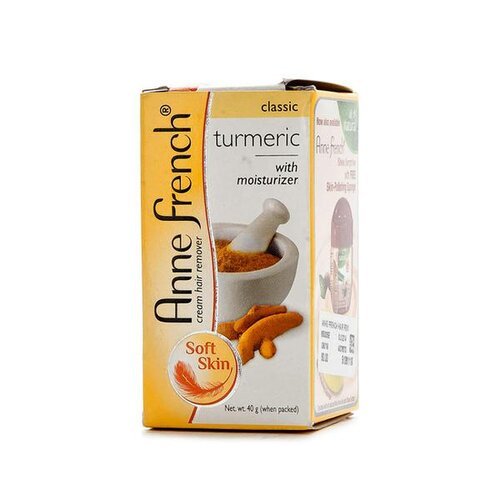 Anne French Hair Remover Cream With Moisturizer (Turmeric)40 g