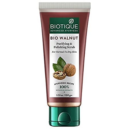 Biotique Advanced Ayurveda Bio Walnut Face Scrub 100g