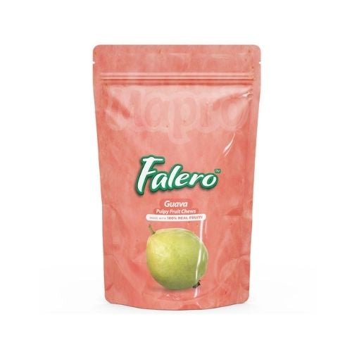 Falero Guava Pulpy Fruit Chews Made With 100% Real Fruits 175g