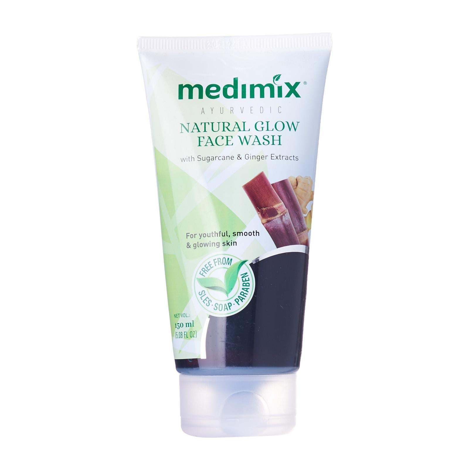 Medimix Natural Glow Face wash With Sugarcane & Ginger 150 ml