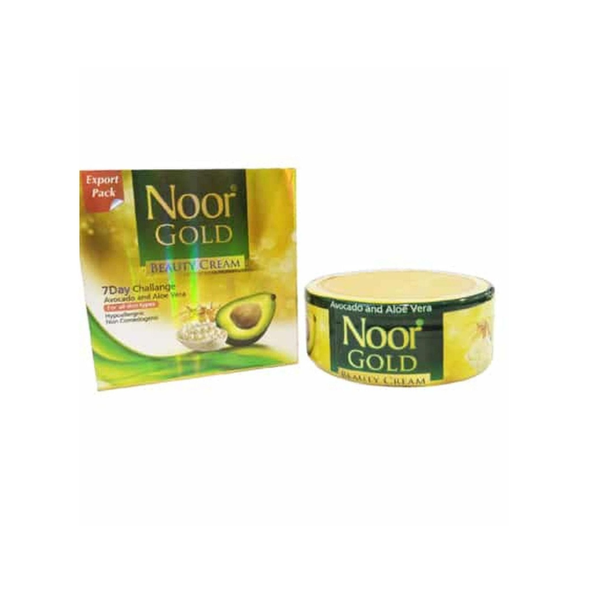 Noor Gold Beauty Cream With Avocado and Aloe Vera 7Day Challenge