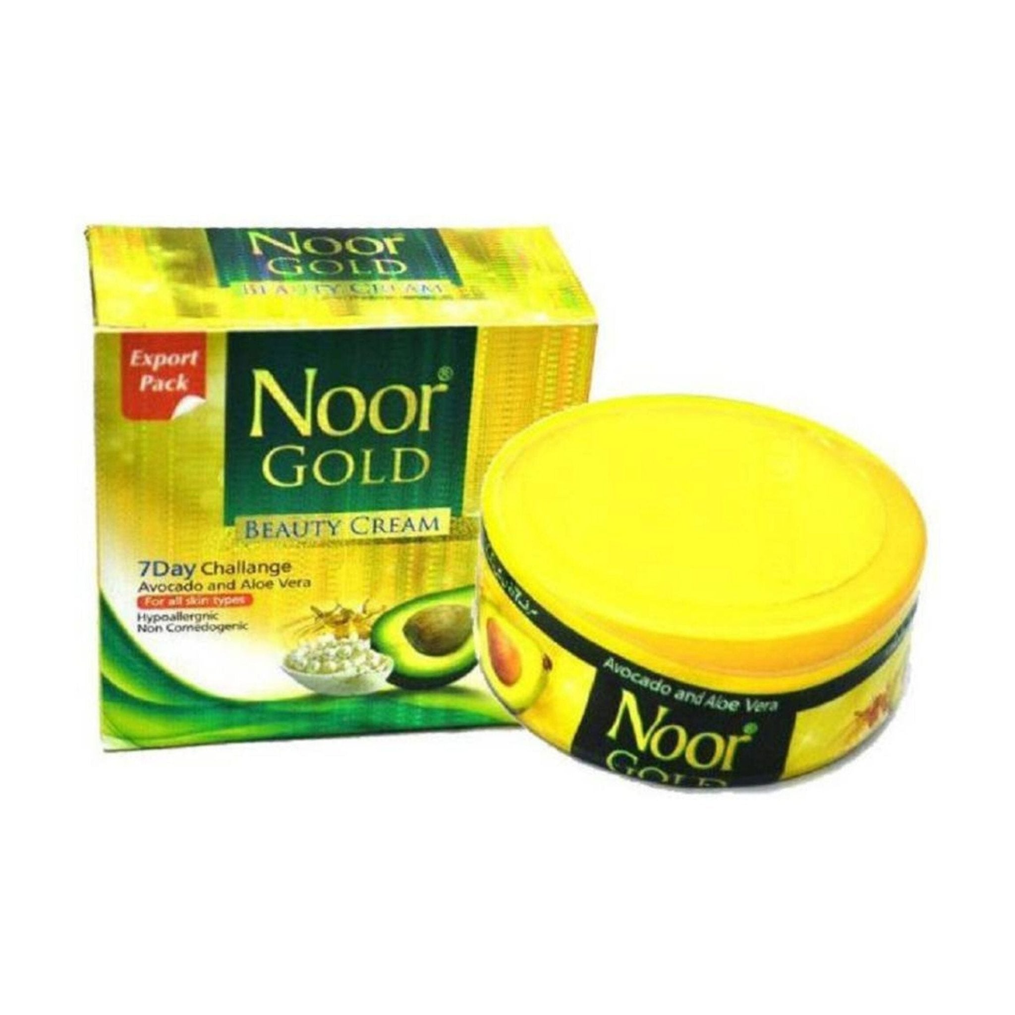 Noor Gold Beauty Cream With Avocado and Aloe Vera 7Day Challenge