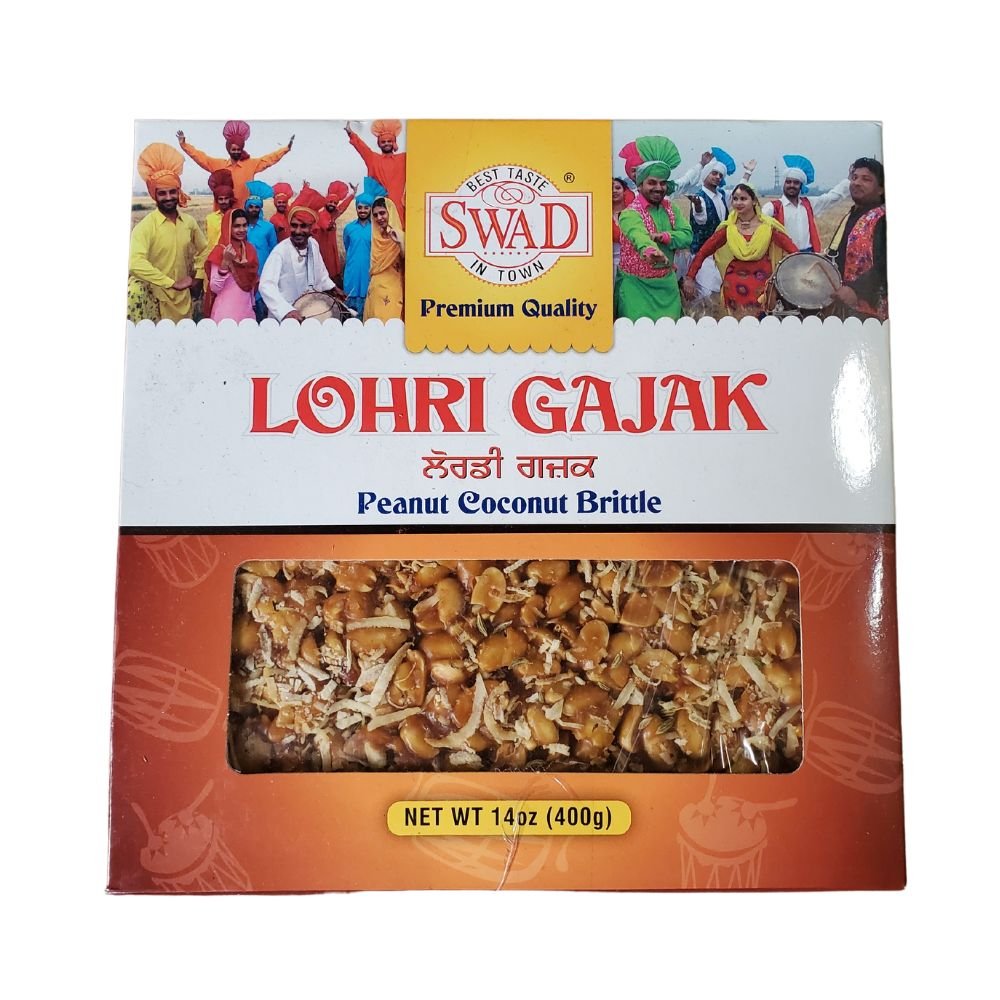 Swad Lohri Gajak Peanut Chikki 400g (Pack of 2)