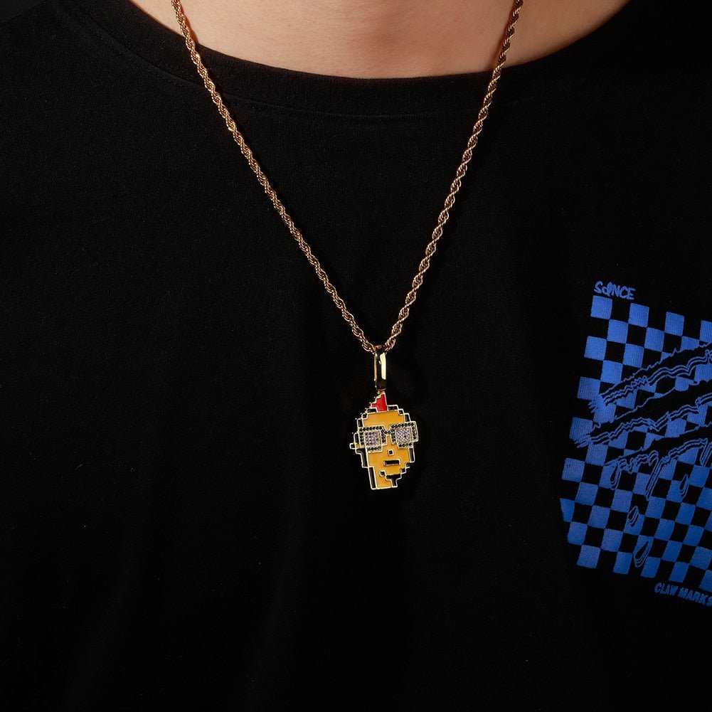 CryptoPunks NFT Pendant 14K