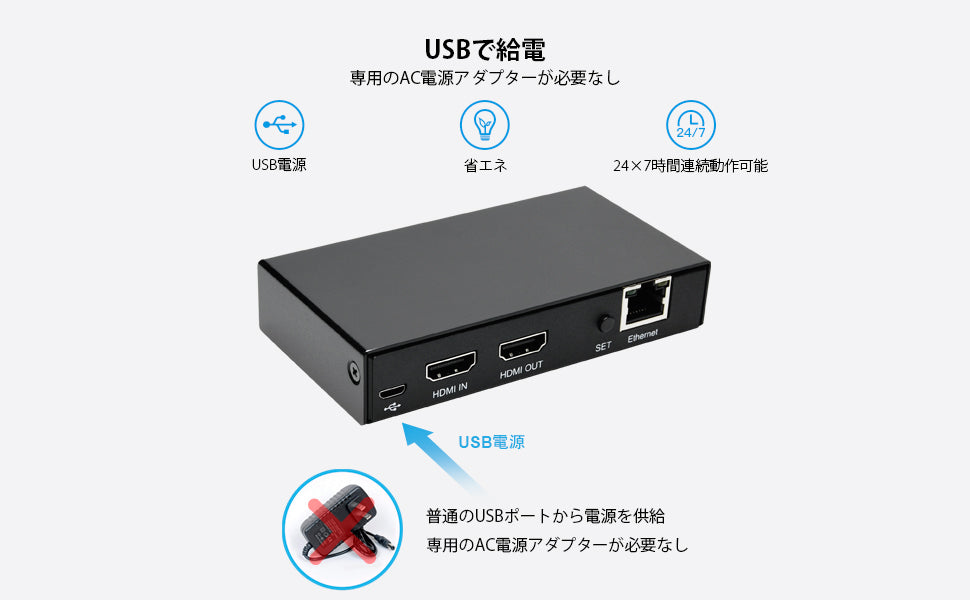 4K H.265 HDMIビデオエンコーダー ｜ UHD エンコーダー ｜ ライブ 