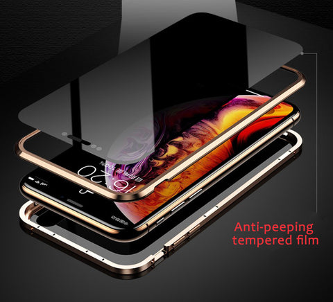 anti peep magnetic phone cases