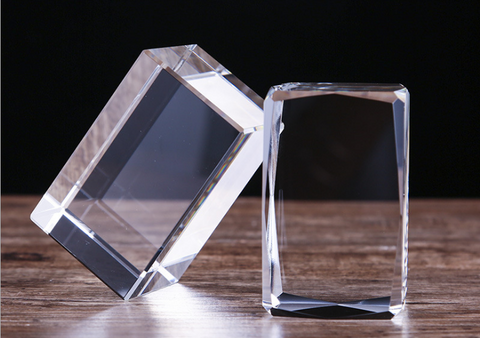 3D photo crystal original cube