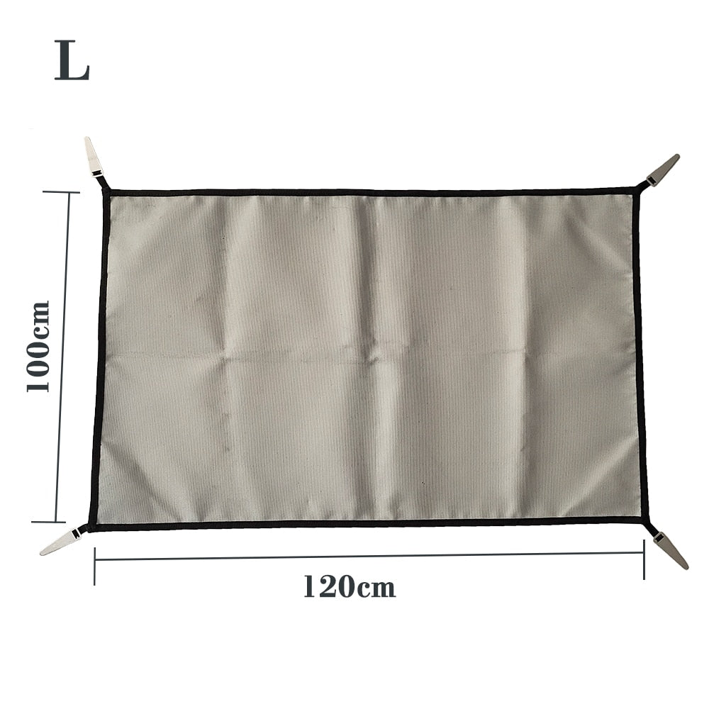Flame Retardant Camping Fabric Barbecue Grill Mat