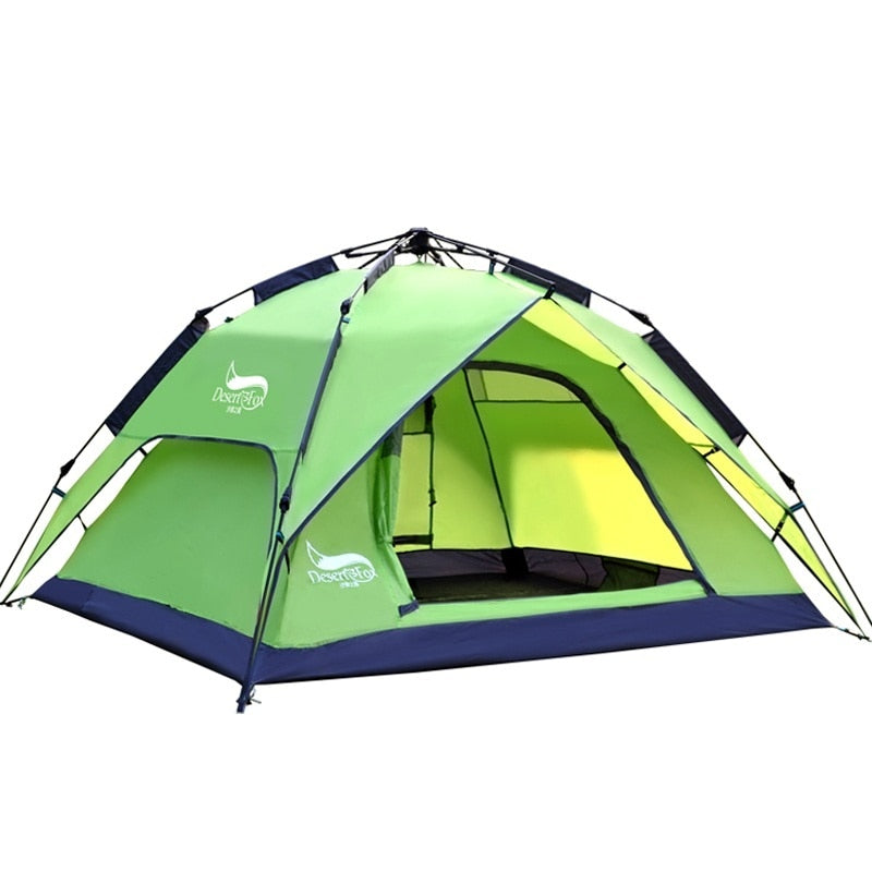 Camping tents for 3 persons, dome tent with floor tarpaulin