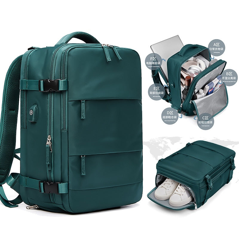 Shoulder bag for business travel, multifunctional waterproof backpacks