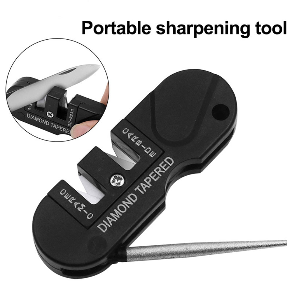 Ceramic Tungsten Carbide Portable Knife Sharpener Professional Set Whetstone