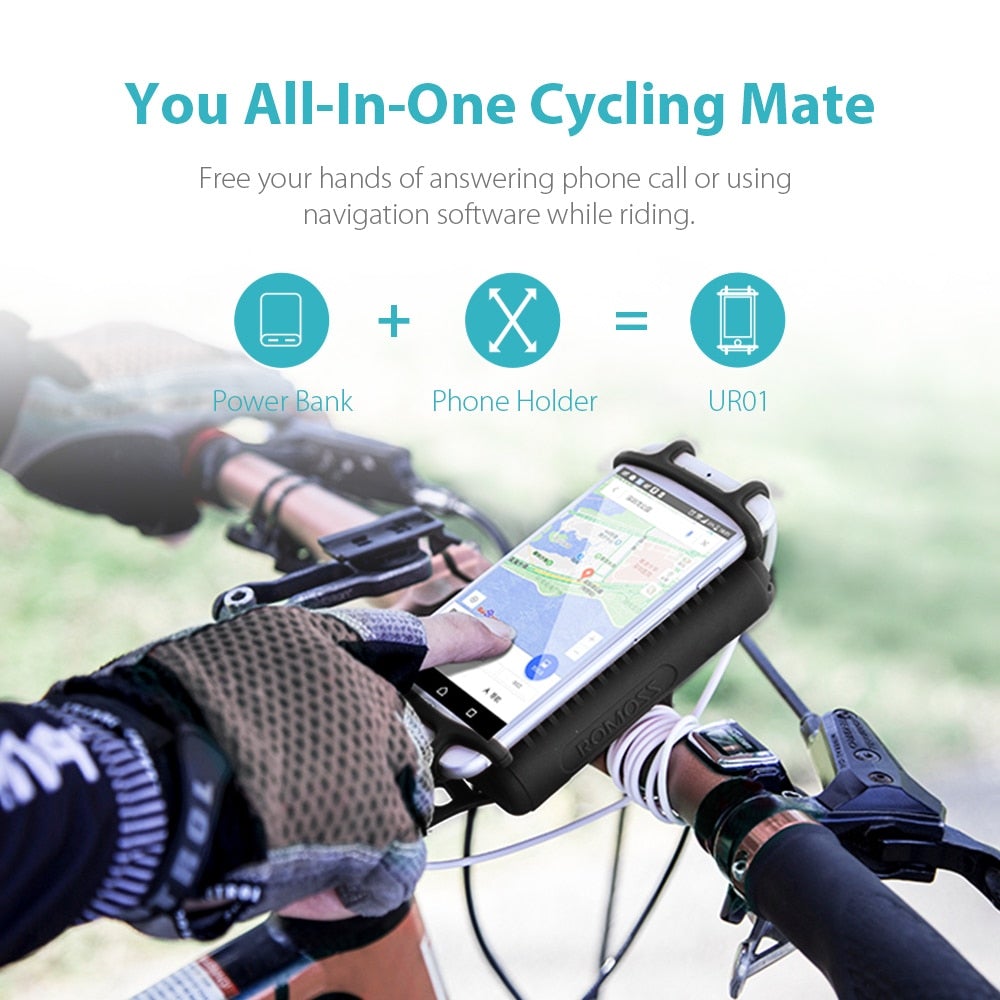 Power Bank 10000mAh and Bike Phone Holder