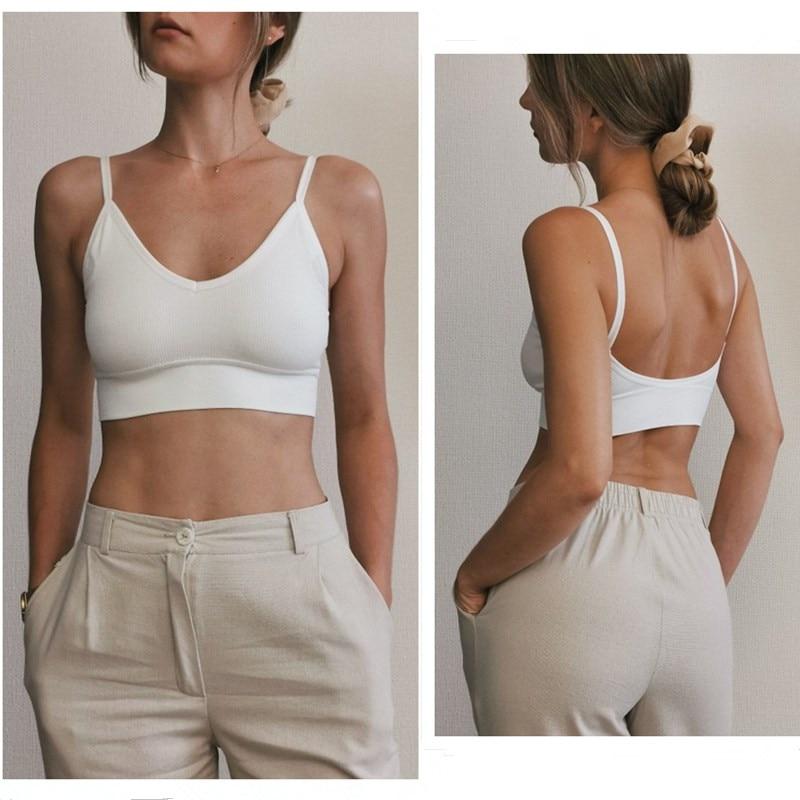 Push Up Khaki Sports Bra Set