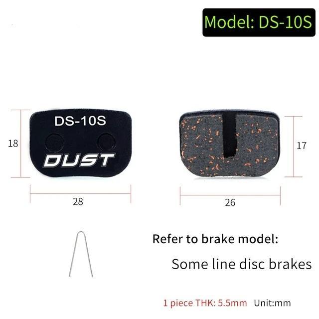 Semi-Metallic Cycling Brake Pads for Shimano