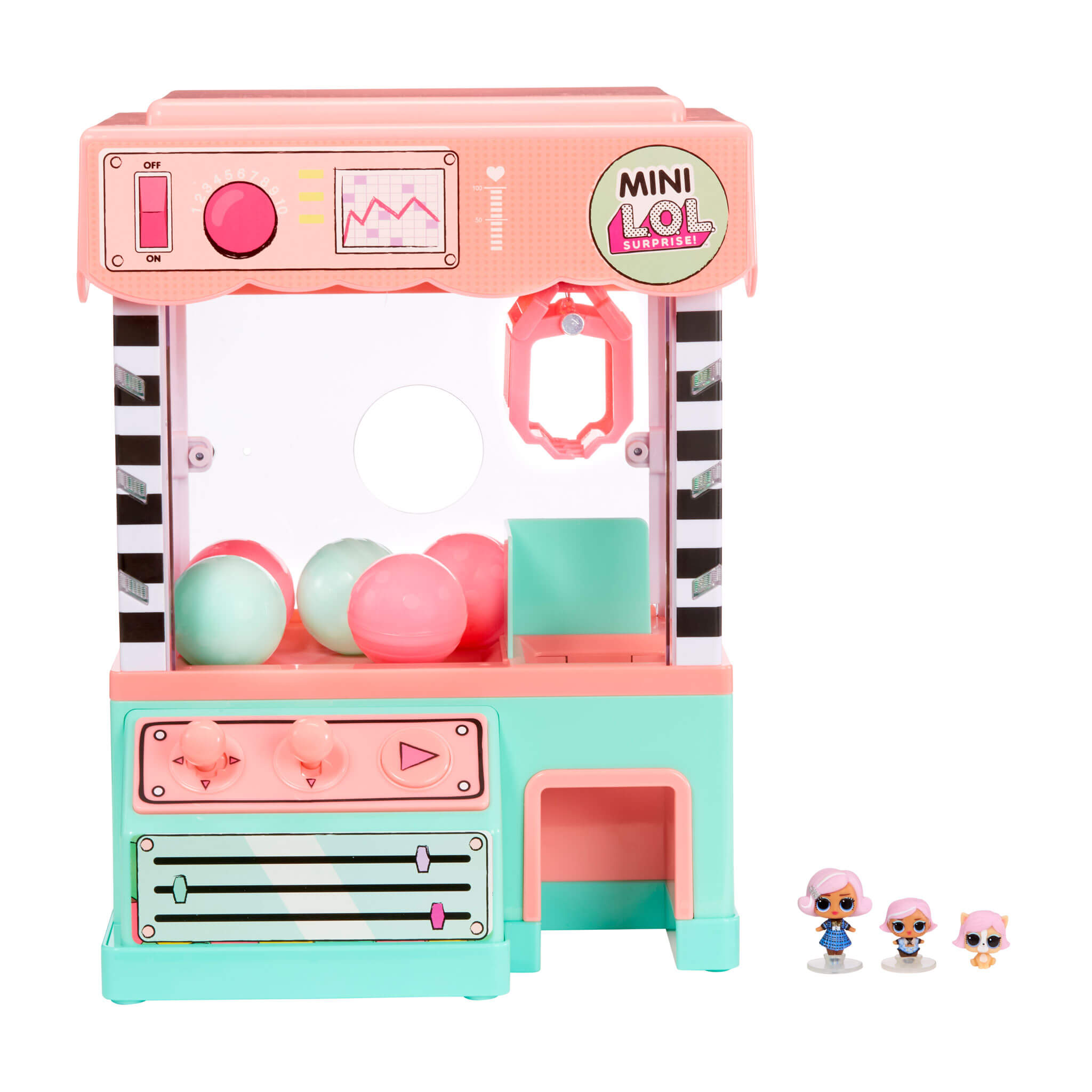LOL Surprise Minis Claw Machine Playset with 5 Surprises