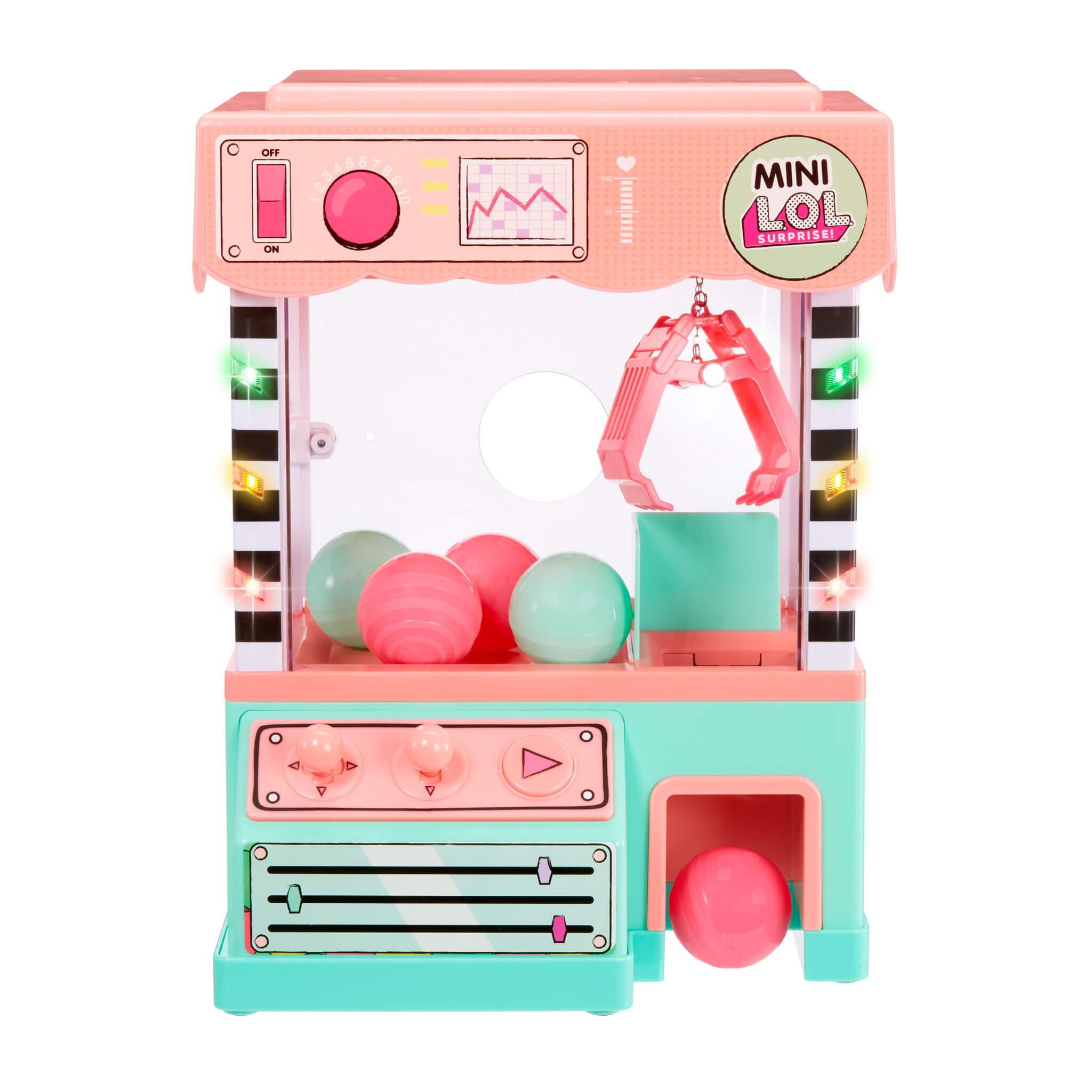 LOL Surprise Minis Claw Machine Playset with 5 Surprises