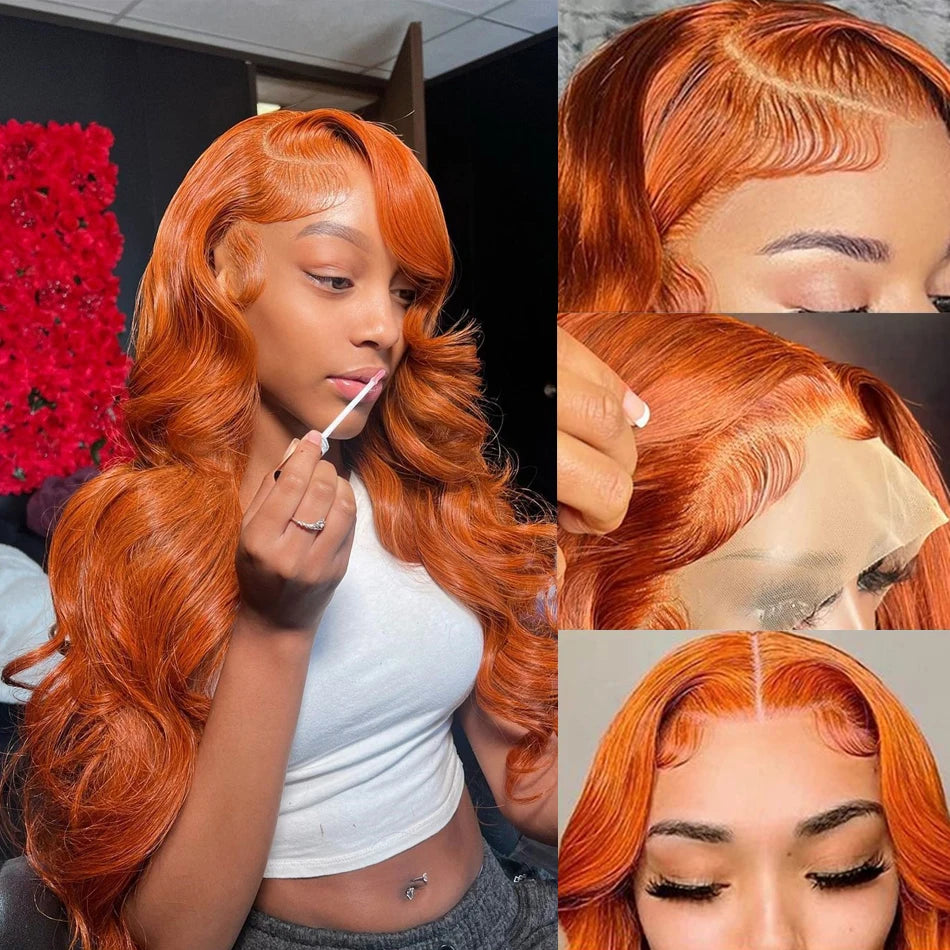 Ginger Wig - Hd Lace Wig 13X6 Human Hair - Body Wave Lace Front Wigs