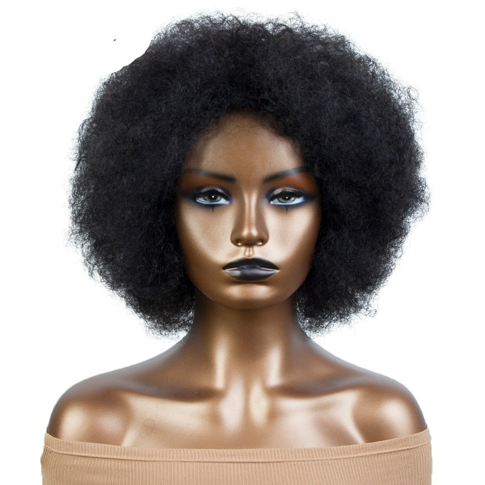 Kinky Wigs - Brazilian Human Hair Short Sassy