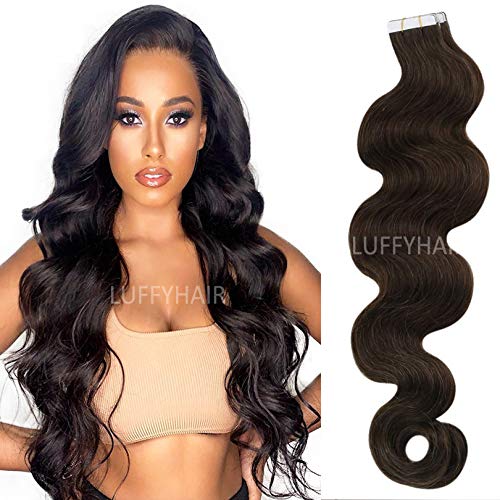 Body Wave Tape In Human Hair Extensions