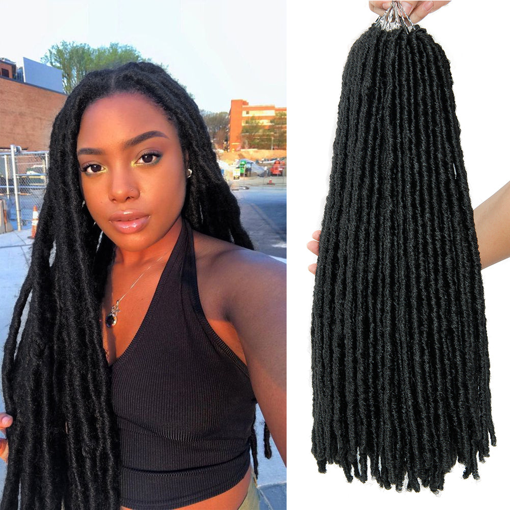 Synthetic Crochet Braids Extensions - Goddess Faux Locs
